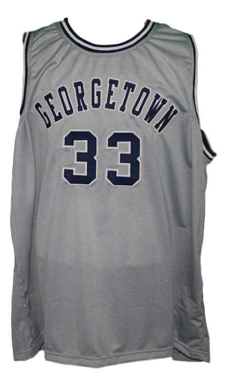 Patrick Ewing Jersey #33 Georgetown College Basketball Grey by My store basketball