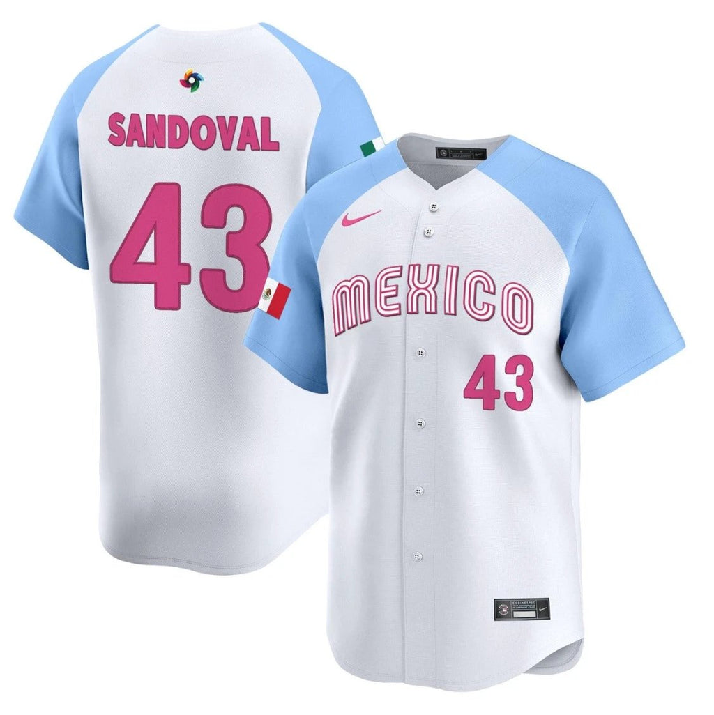 Patrick Sandoval Jersey #43 Projected Team Mexico World Baseball Classic 2023 Style 2026 Roster by My Store
