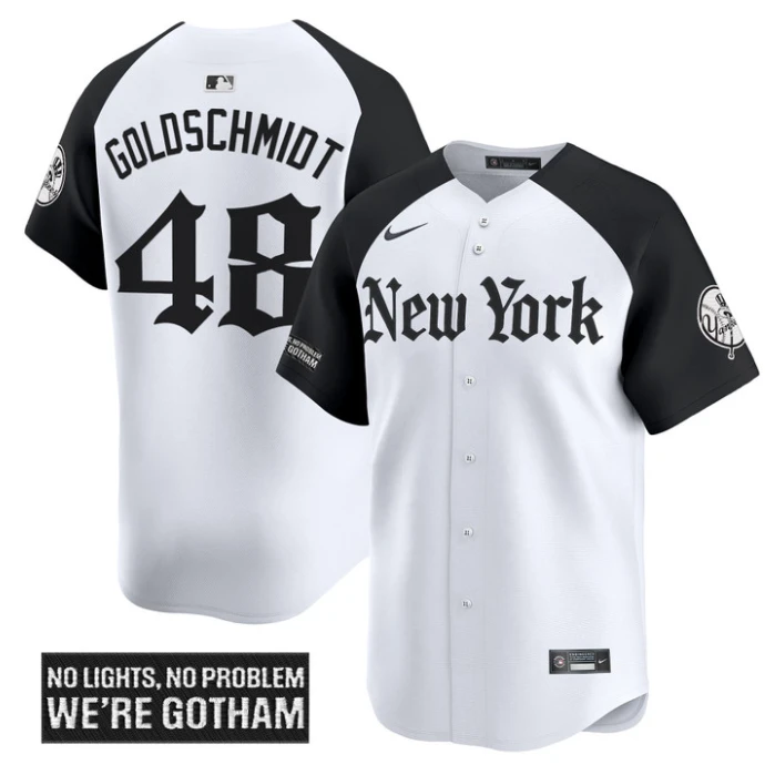 Paul Goldschmidt Jersey #48 New York Yankees Gothic Legacy Edition Vapor Premier Stitched Alternate by My Store