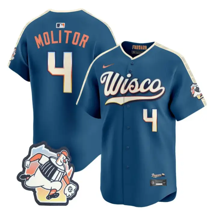 Paul Molitor Jersey #4 Milwaukee Brewers 2026 City Connect Premier Stitched by My Store