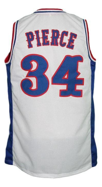 Paul Pierce Jersey #34 Kansas College Basketball White by My store basketball