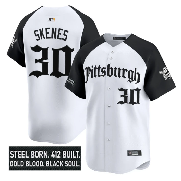 Willie Stargell Jersey #8 Pittsburgh Pirates Gothic Steel City Stitched Black by My Store