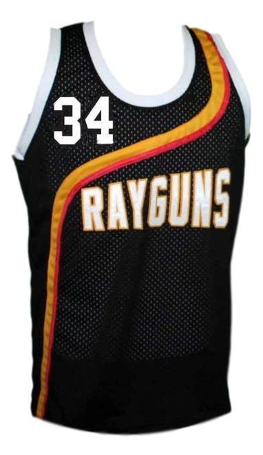 Paul Pierce Jersey #34 Roswell Rayguns Basketball Sewn Black by My store basketball