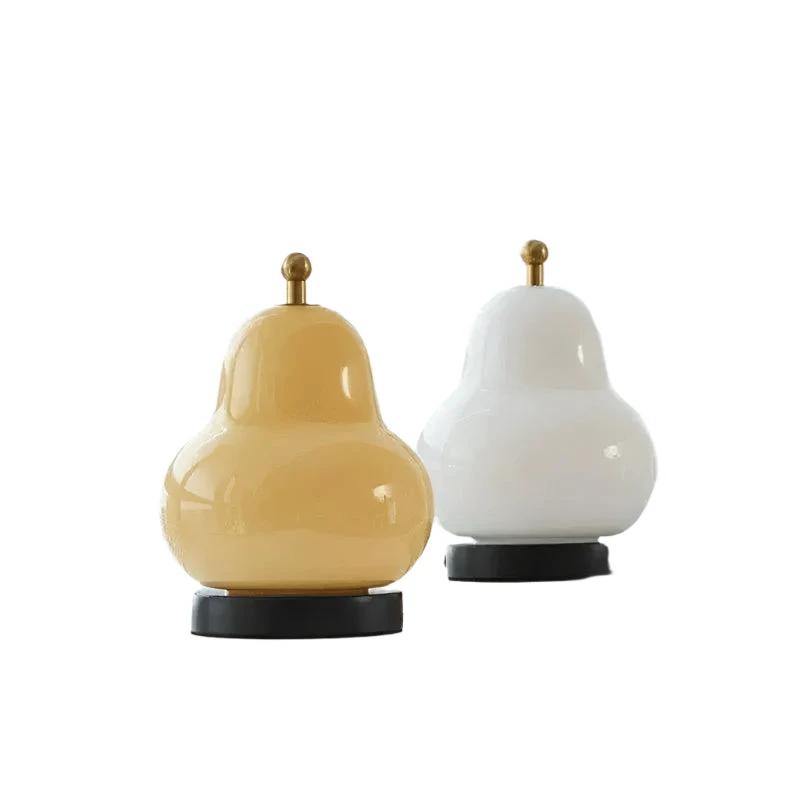 Pear-shaped Touch Dimmer Lamp with Warm Light Bowlift by Bowlift