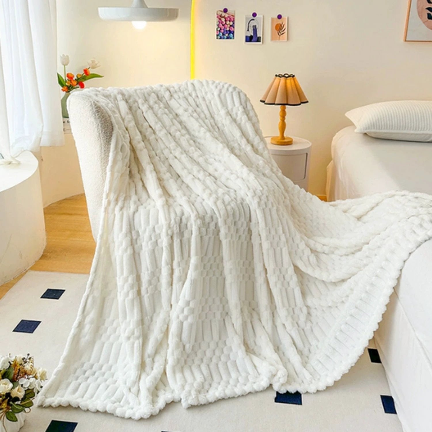 Pebble Touch Ultra Soft Throw Blanket by Casa & Beyond