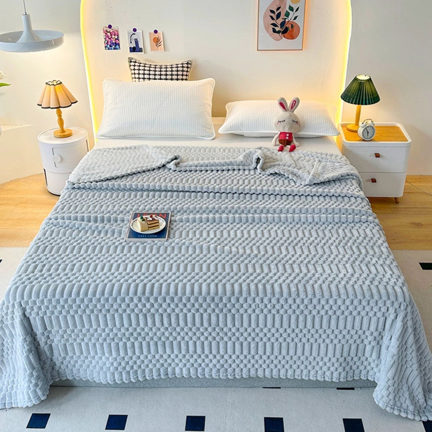Pebble Touch Ultra Soft Throw Blanket by Casa & Beyond