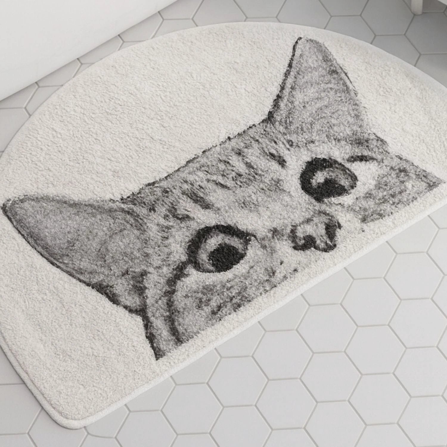 Peeping Kitty Bath Mat by Casa & Beyond