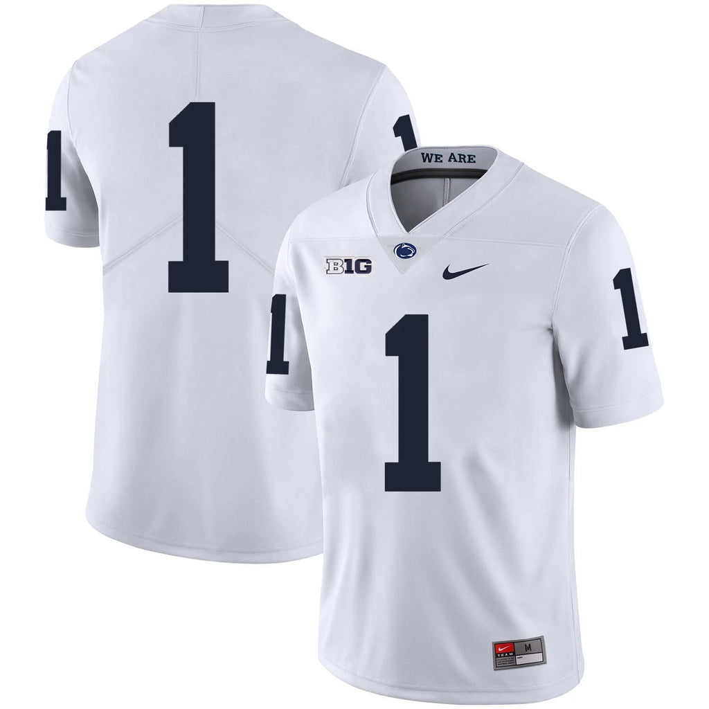 Penn State Nittany Lions #1 No Name College Football Jersey White by My Store