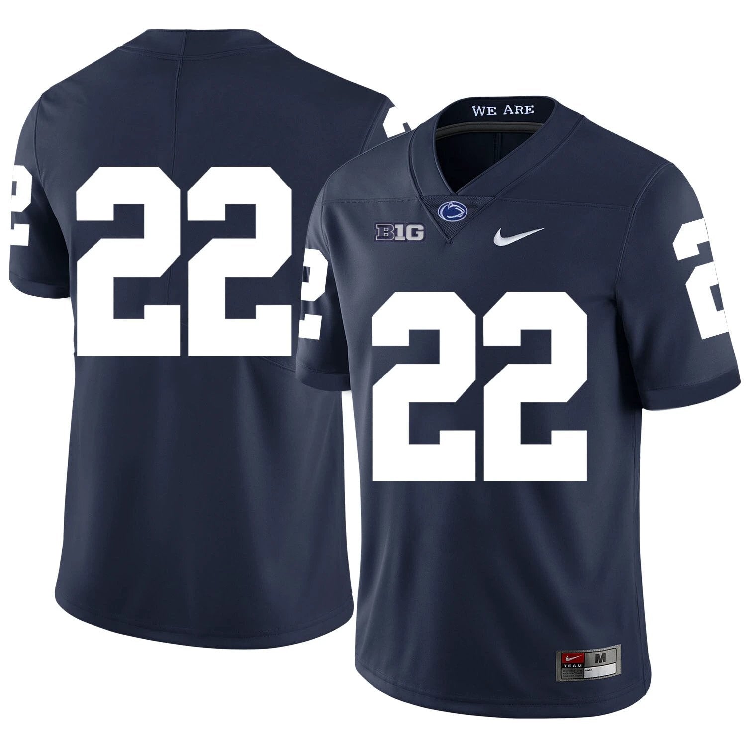 Penn State Nittany Lions #22 John Cappelletti Football Jersey No Name Blue by My Store