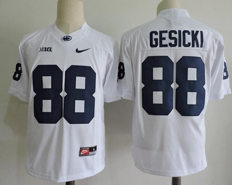 Penn State Nittany Lions #88 Mike Gesicki Football Jersey White by My Store