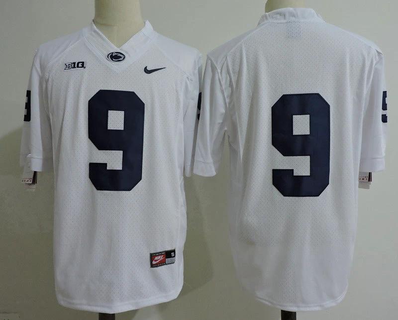 Penn State Nittany Lions #9 No Name Football Jersey White by My Store