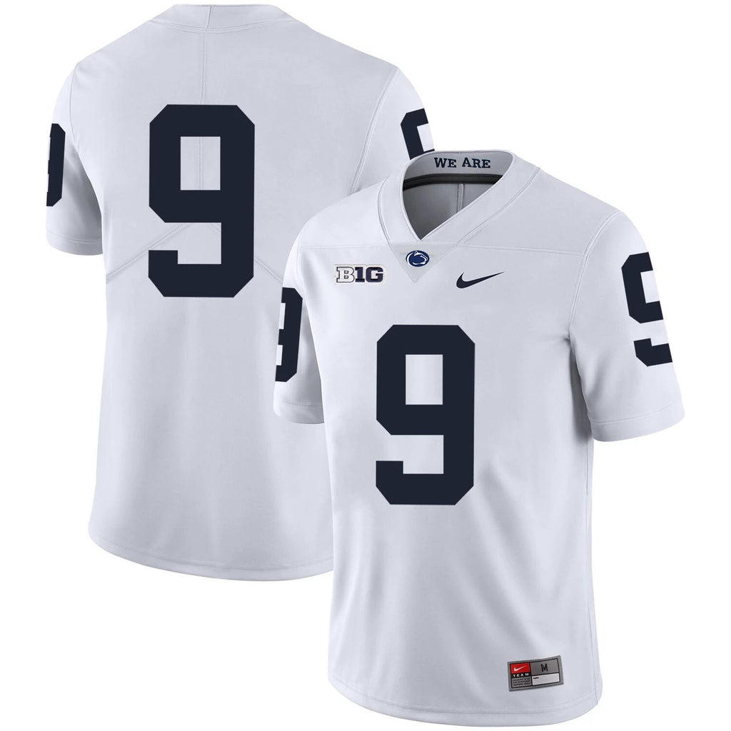 Penn State Nittany Lions #9 Trace McSorley Football Jersey No Name White by My Store