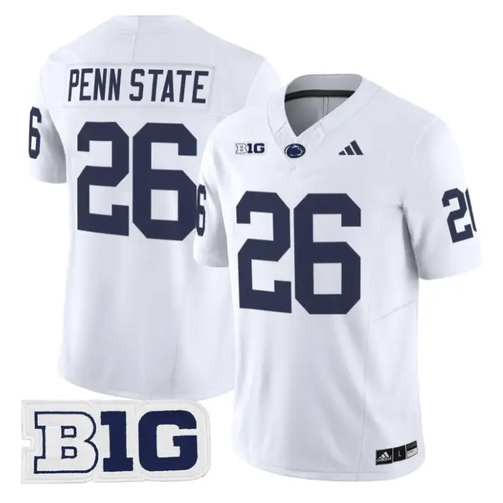 Penn State Jersey #26 Penn State Nittany 2026 Limited Stitched by My Store NCAA Football Jerseys