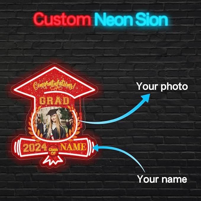Personalized 2025 Graduation Gift Neon Signs by Neonchics