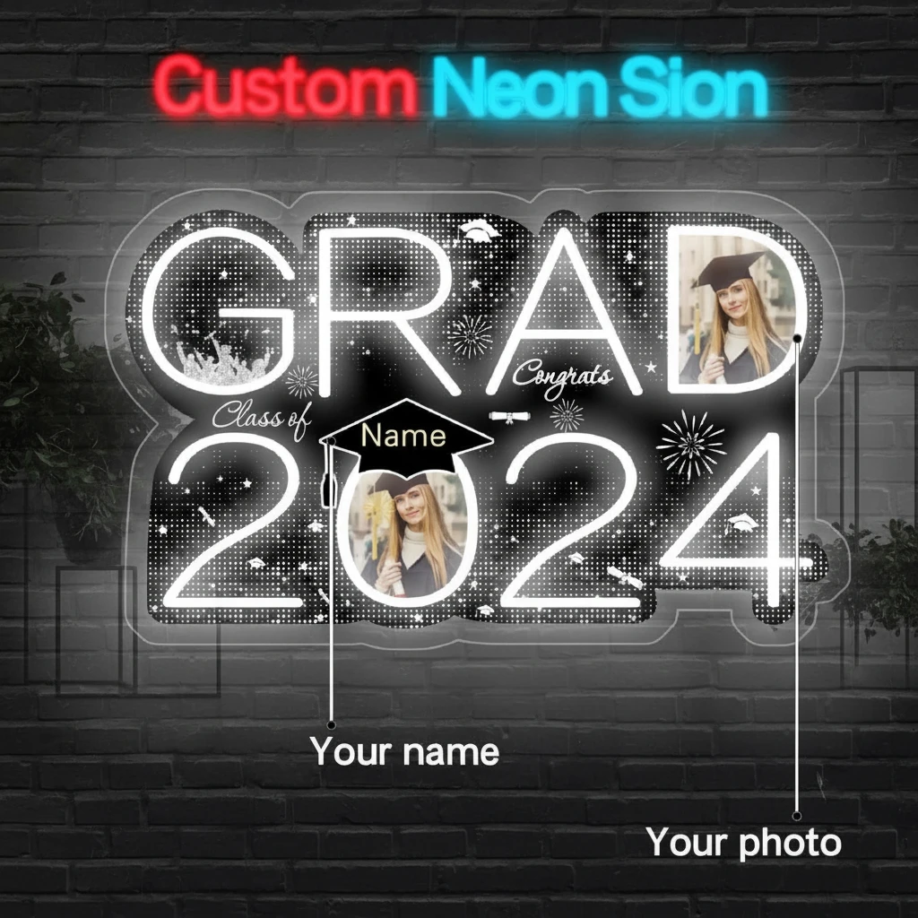 Personalized 2025 Graduation Gift Neon Signs by Neonchics