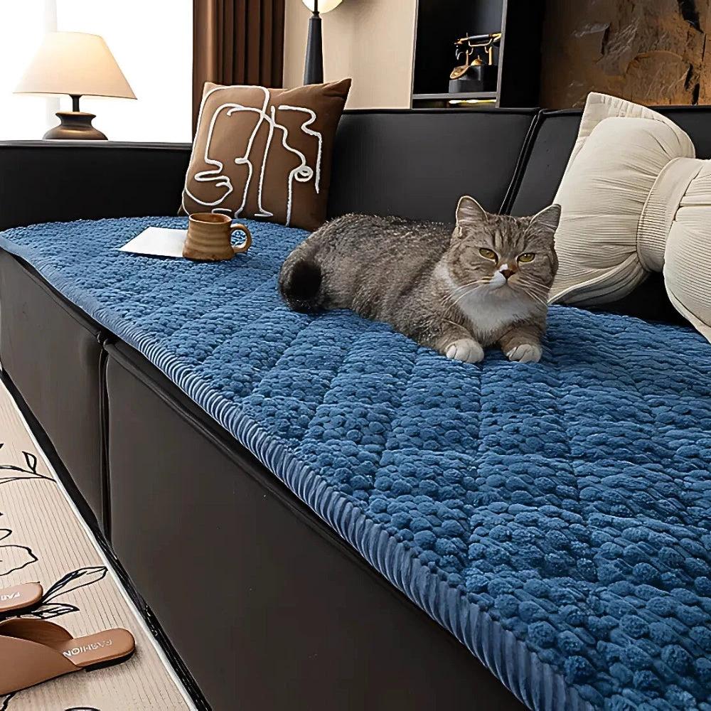 Pet-Proof Textured Quilted Sofa Protector Slipcover by Casa & Beyond