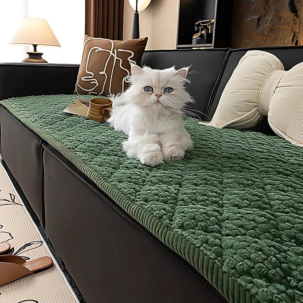 Pet-Proof Textured Quilted Sofa Protector Slipcover by Casa & Beyond