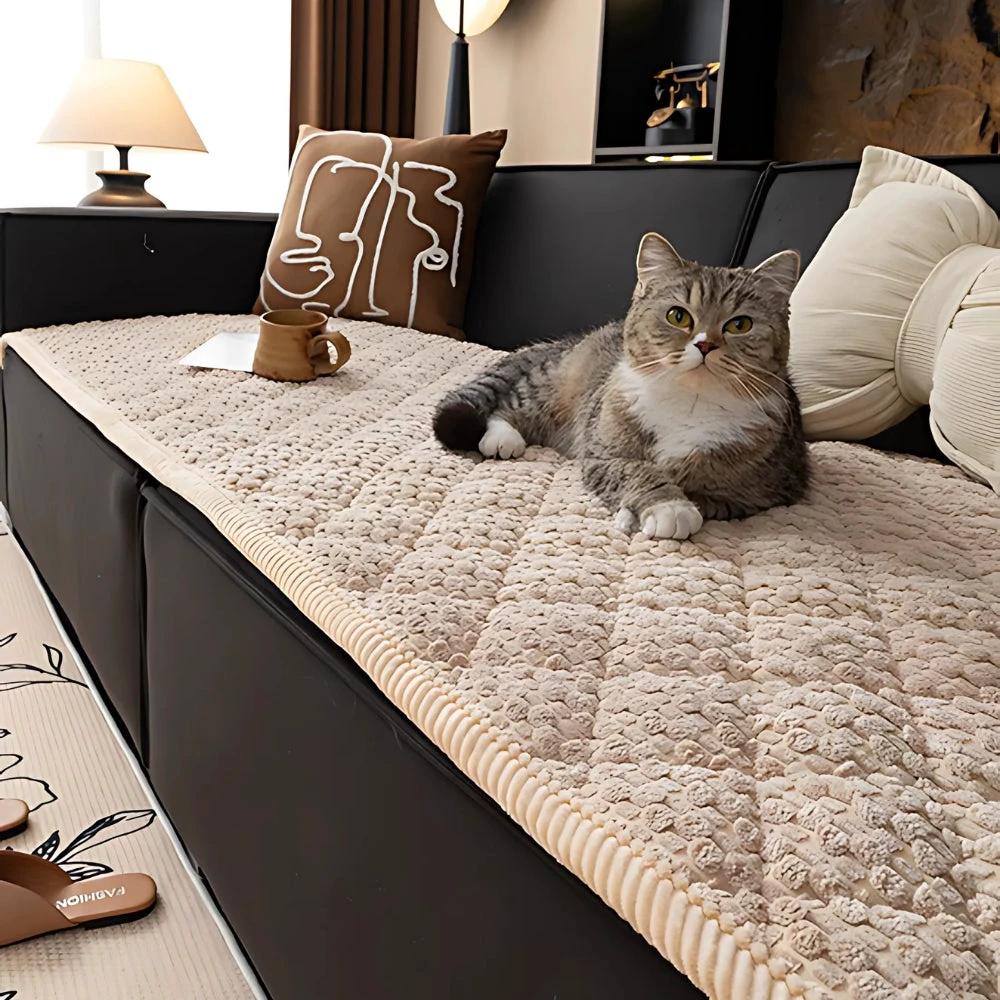Pet-Proof Textured Quilted Sofa Protector Slipcover by Casa & Beyond