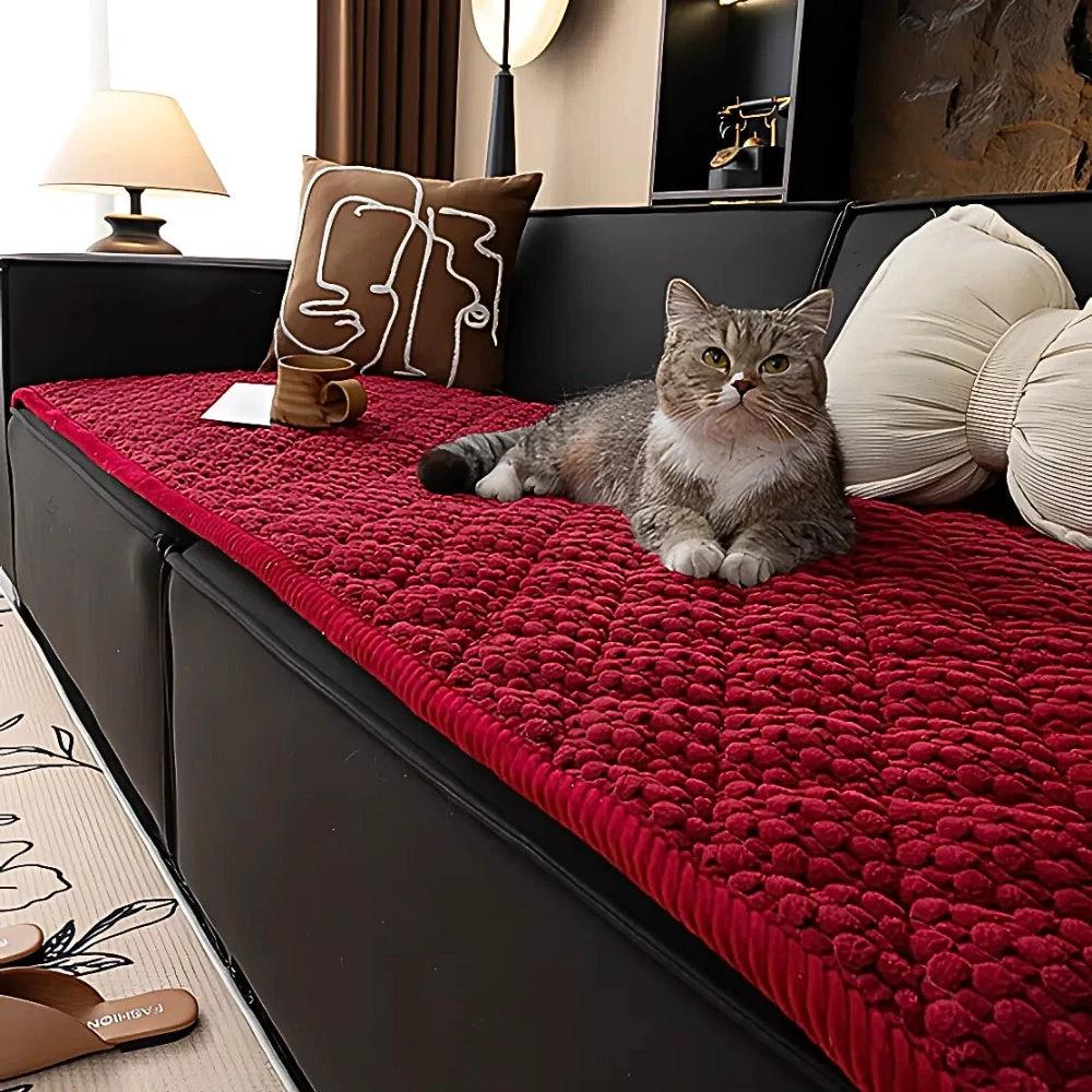 Pet-Proof Textured Quilted Sofa Protector Slipcover by Casa & Beyond