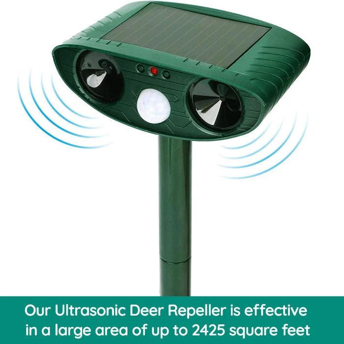 Raccoon Outdoor Ultrasonic Repeller - Solar-powered Ultrasonic Animal and Pest Control - Get rid of raccoons within 48 hours by BowLift