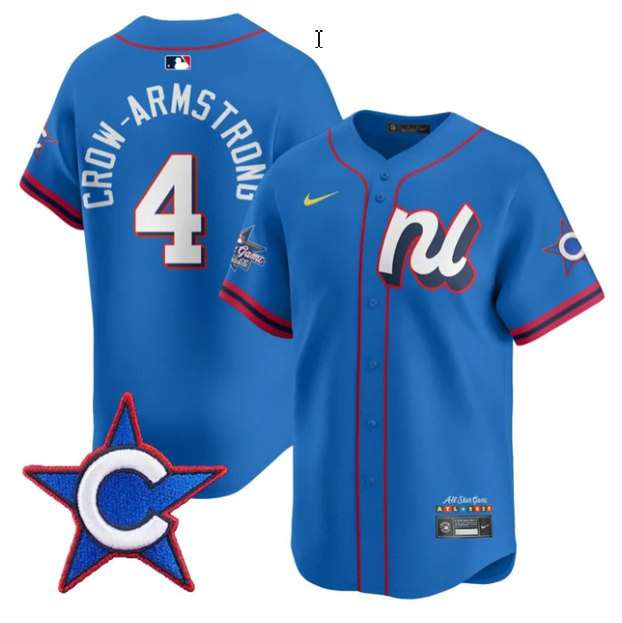 Pete Crow-Armstrong Jersey #4 American League 2025 MLB All-Star Limited Stitched by My Store