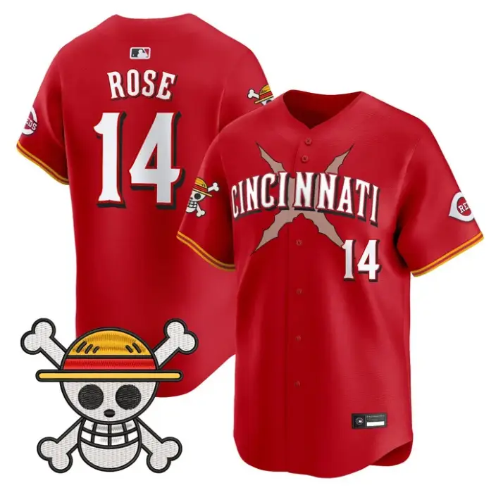 Pete Rose Jersey #14 Cincinnati Reds One Piece Vapor Premier Stitched by My Store