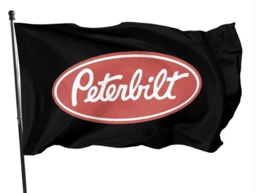 Peterbilt Truck Flag 3X5 Ft Polyester Banner USA 90x150cm by flagsjustdoit