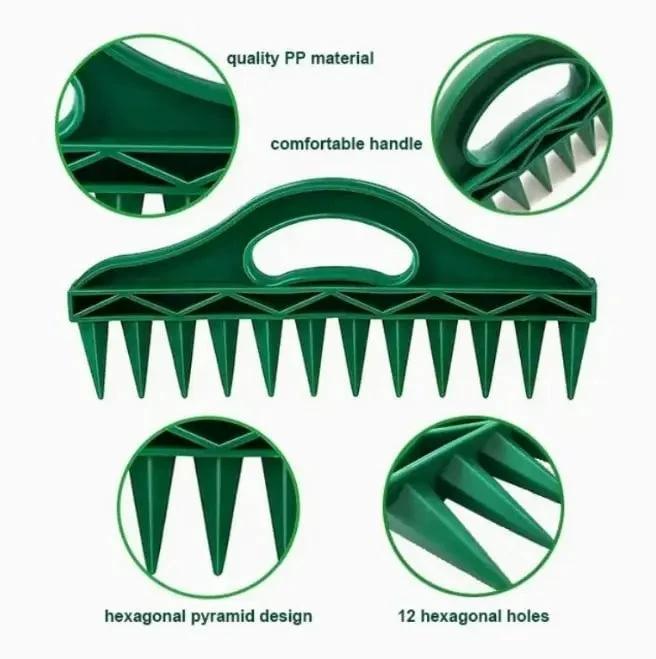 Plant dibber with 12-hole template – Easy even seed sowing by BowLift