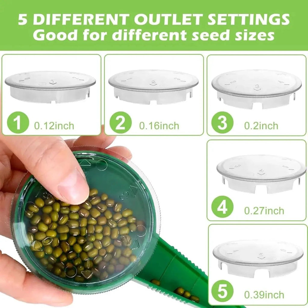 Plant dibber with 12-hole template – Easy even seed sowing by BowLift