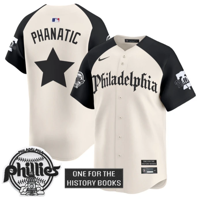 Phanatic Jersey Phillies Retro Newspaper Edition Vapor Premier Limited Stitched Alternate by My Store