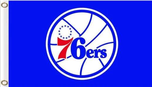 Philadelphia 76ers Club US Flag 3X5Ft Polyester Banner USA Digital Print by flagsjustdoit