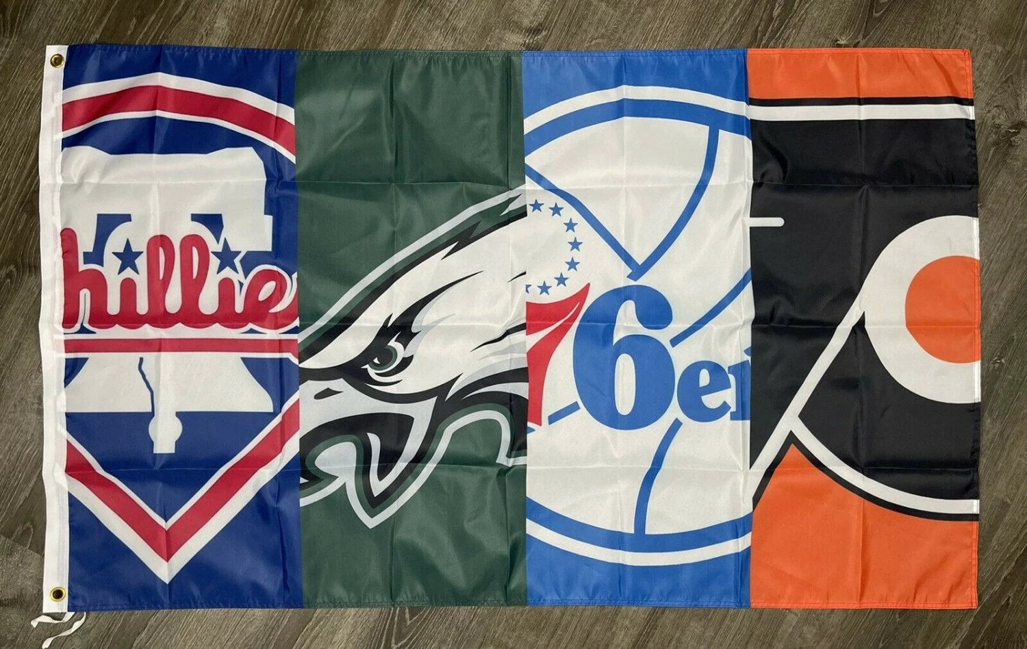 Philadelphia Eagles 76ers Flyers Phillies Flag 3x5 ft Sports Banner Man-Cave Bar by flagsjustdoit
