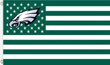 Philadelphia Eagles Star Flag 3X5 Ft Polyester Banner USA 90x150cm by flagsjustdoit