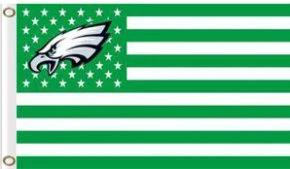 Philadelphia Eagles Star & Strips Flag 3X5 Ft Polyester Banner USA 90x150cm by flagsjustdoit