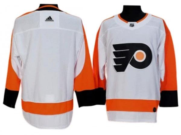 Philadelphia Flyers Blank White Away Jersey by Hockey David