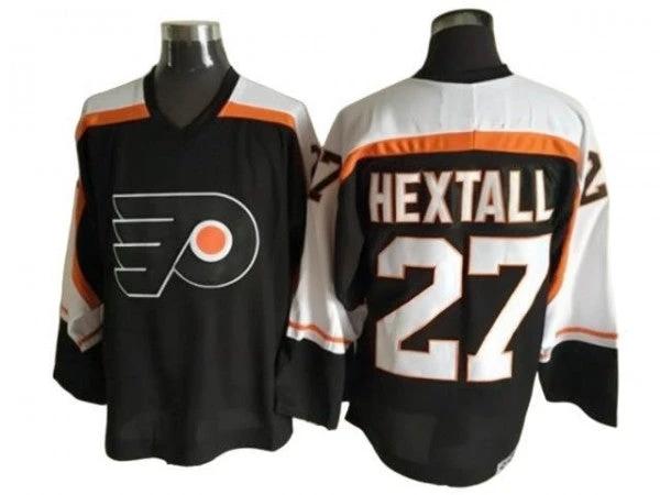 Philadelphia Flyers #27 Ron Hextall Vintage CCM Jersey -Black by Hockey David
