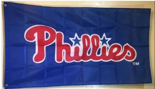 Philadelphia Phillies Baseball Flag 3X5Ft Banner USA Polyester with Brass Grommets by flagsjustdoit