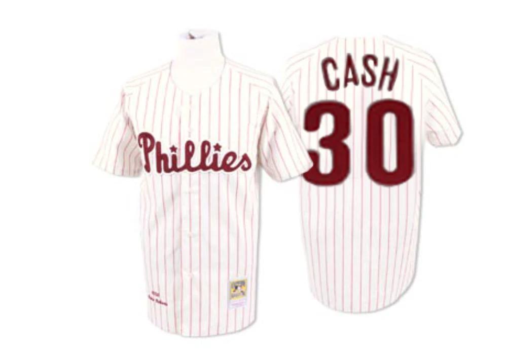 Philadelphia Phillies Dave Cash White Throwback Jersey by My Store