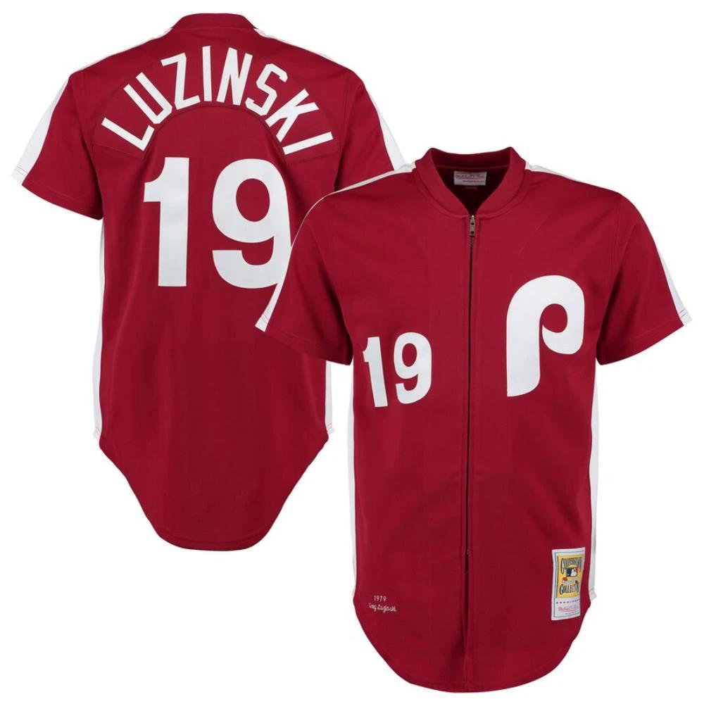 Philadelphia Phillies Greg Luzinski Red 1979 Throwback Jersey by My Store