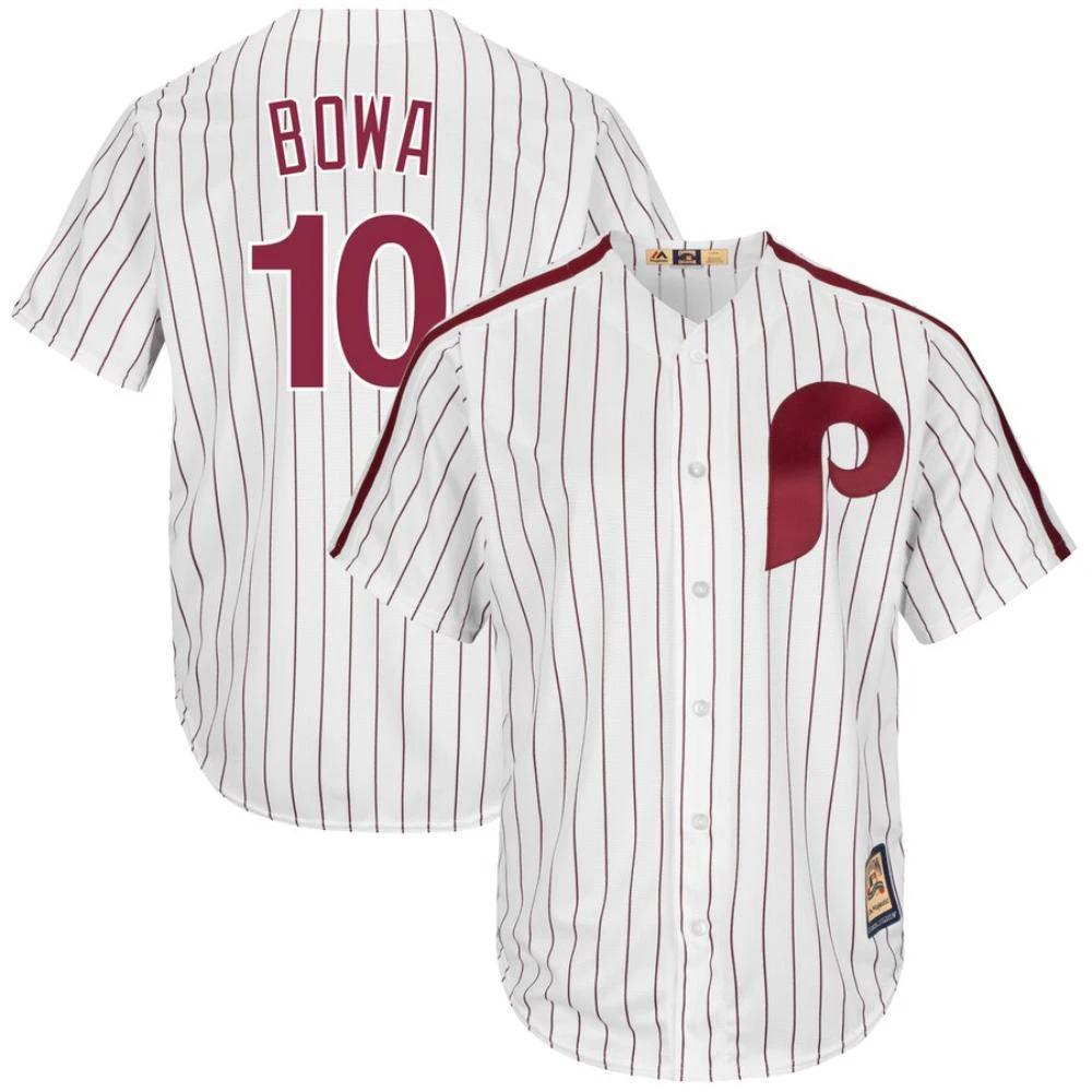 Philadelphia Phillies Larry Bowa White Throwback Jersey by My Store