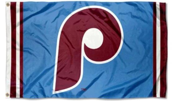 Philadelphia Phillies Retro Vintage flag 3X5Ft Banner USA Polyester with Brass Grommets by flagsjustdoit