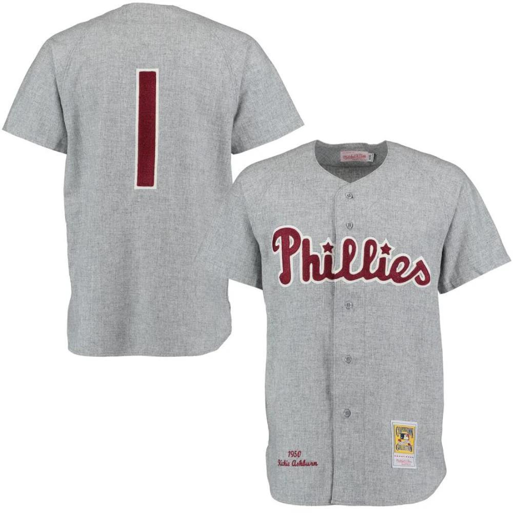 Philadelphia Phillies Robin Roberts Cream 1936 Throwback Jersey by My Store