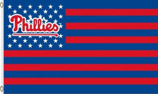 Philadelphia Phillies Star Nation flag 3X5Ft Banner USA Polyester with Brass Grommets by flagsjustdoit