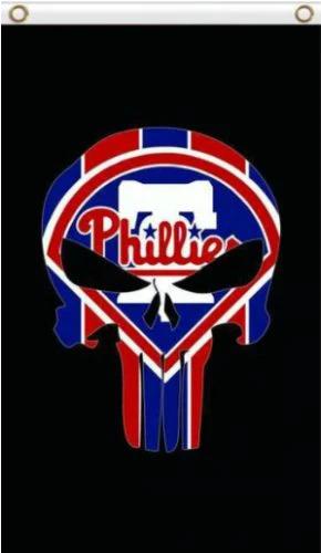 Philadelphia Phillies Star US Sport Flag 3X5Ft Banner USA Polyester with Brass Grommets by flagsjustdoit