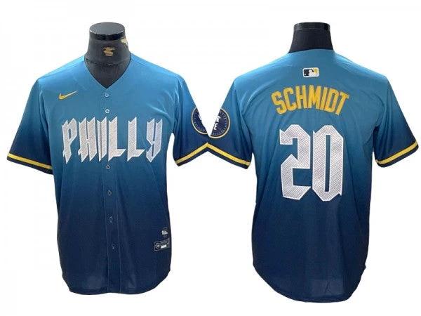 Philadelphia Phillies #20 Mike Schmidt Blue 2024 City Connect Limited Jersey by My Store