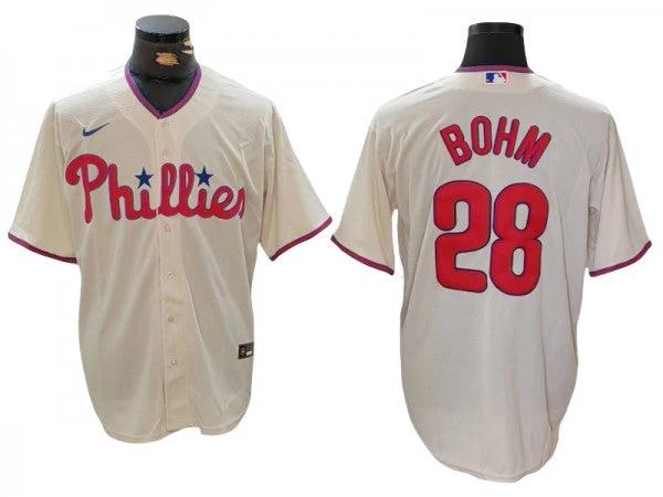Philadelphia Phillies #28 Alec Bohm Cream Alternate Jersey by My Store