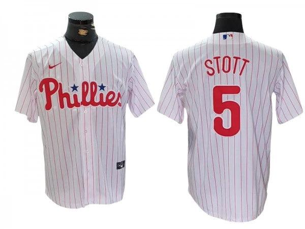 Philadelphia Phillies #5 Bryson Stott White Home Jersey by My Store
