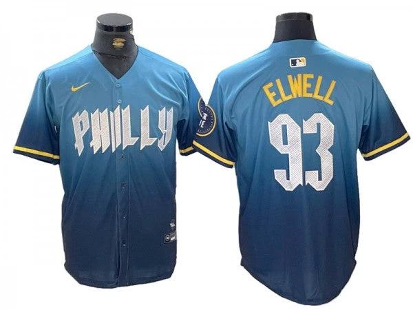 Philadelphia Phillies #93 Jason Elwell Blue 2024 City Connect Limited Jersey by My Store