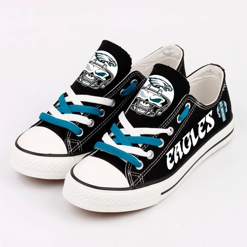 Philadelphia Eagles Low Top Canvas Sport Sneakers Shoes For Men Women Fans by Crocs