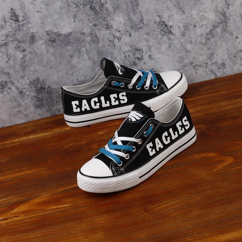 Philadelphia Eagles Low Top Canvas Sport Sneakers Shoes For Men Women Fans by Crocs